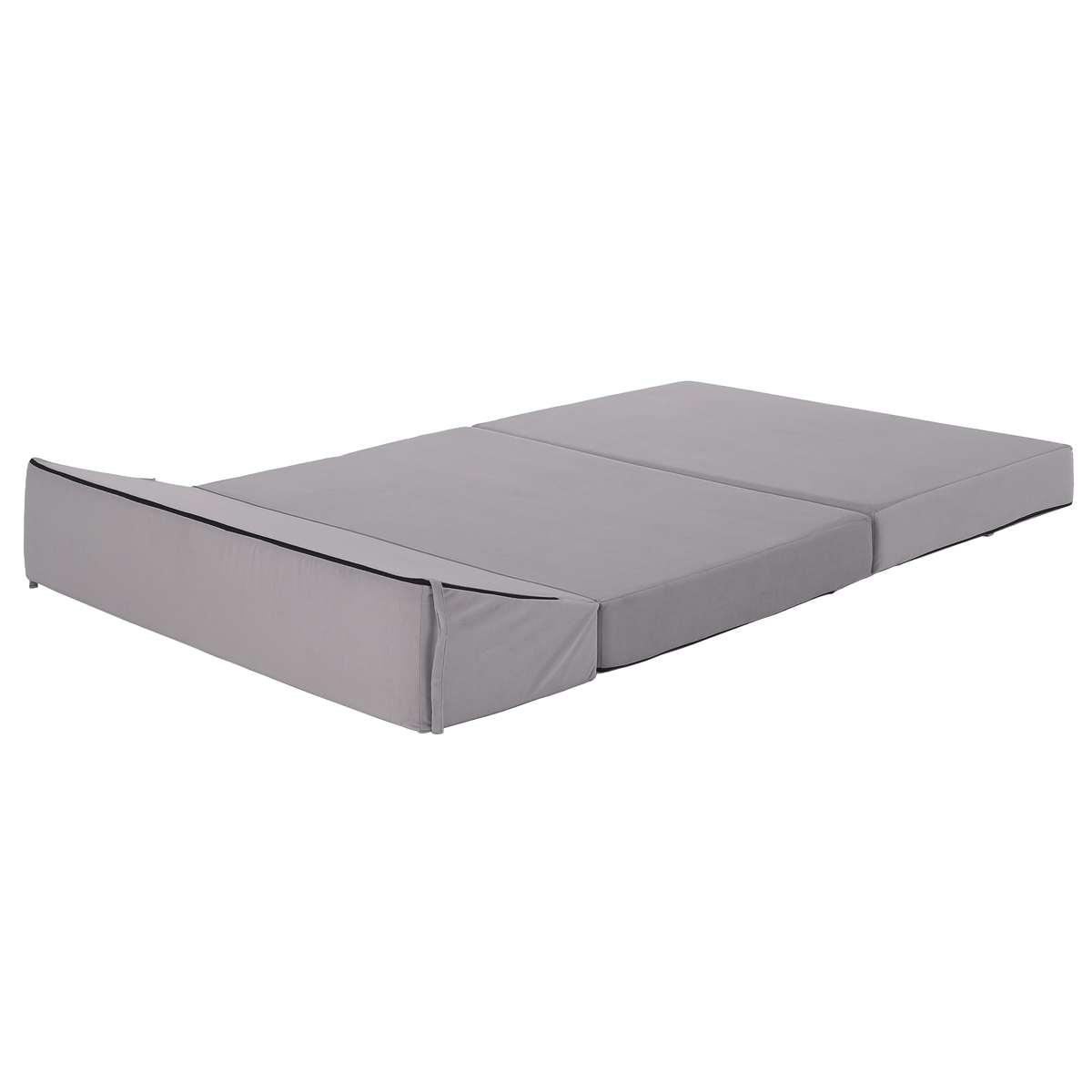 Saltea/scaun pliabil, 2 in 1, gri deschis, VEDIS Kondela