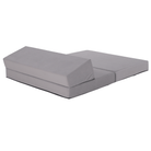 Saltea/scaun pliabil, 2 in 1, gri deschis, VEDIS Kondela