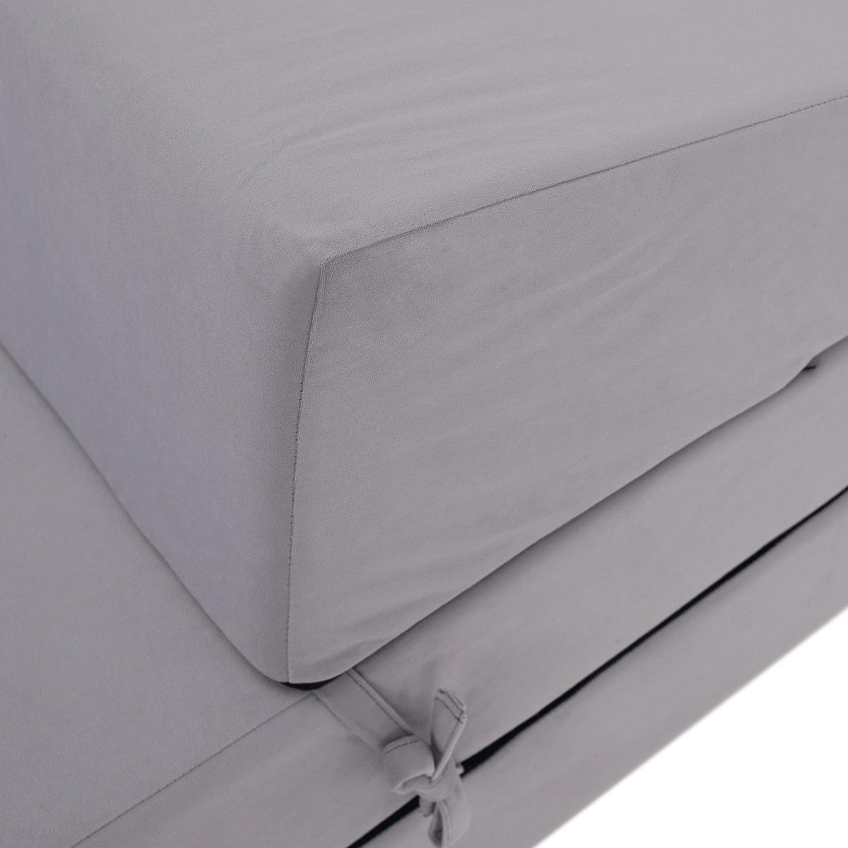 Saltea/scaun pliabil, 2 in 1, gri deschis, VEDIS Kondela