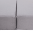 Saltea/scaun pliabil, 2 in 1, gri deschis, VEDIS Kondela