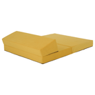 Saltea pliabilă/fotoliu extensibil, 2 in 1, galben, VEDIS Kondela