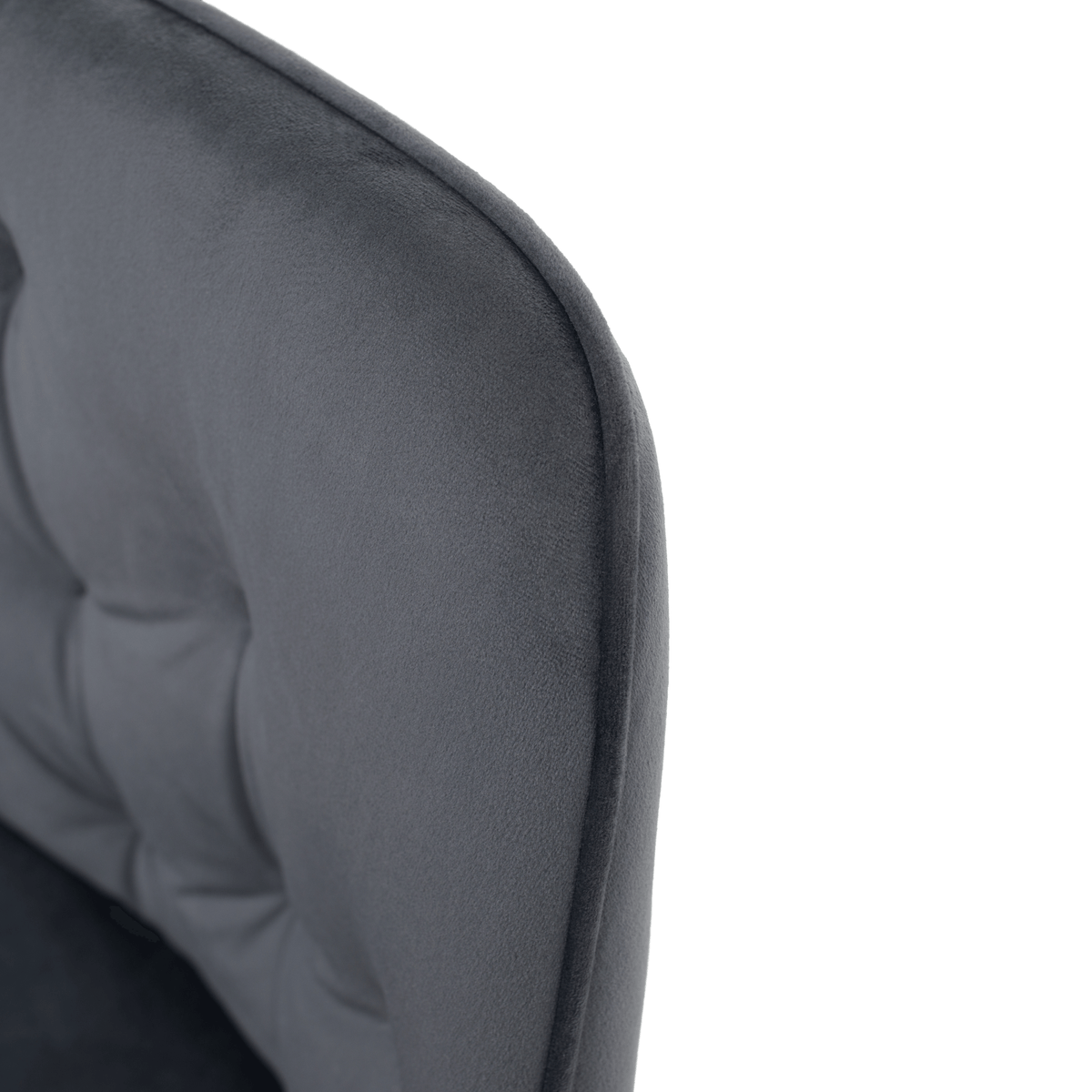 Fotoliu de design SILVI, material Velvet gri, 58.5x62x81 cm Kondela