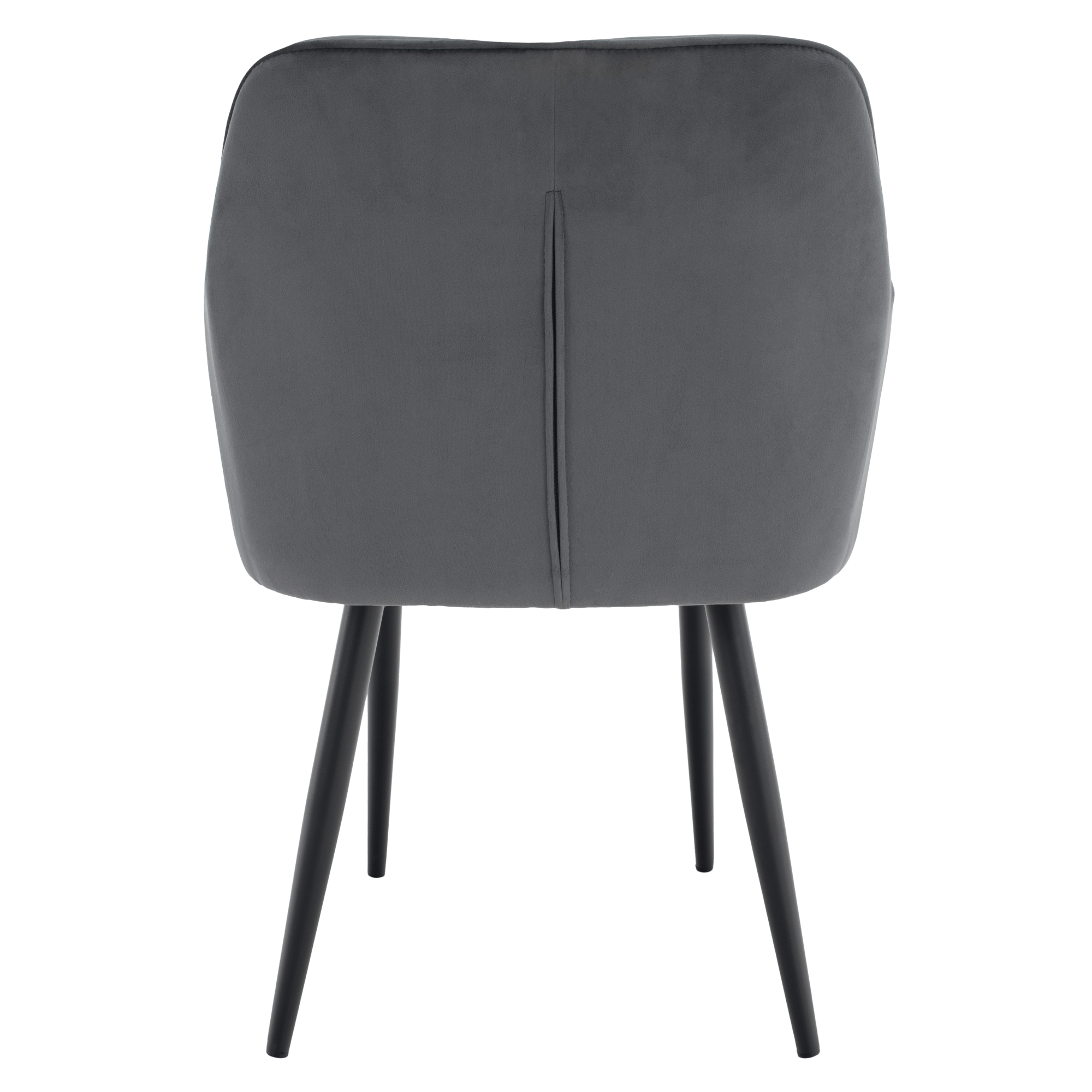Fotoliu de design SILVI, material Velvet gri, 58.5x62x81 cm Kondela