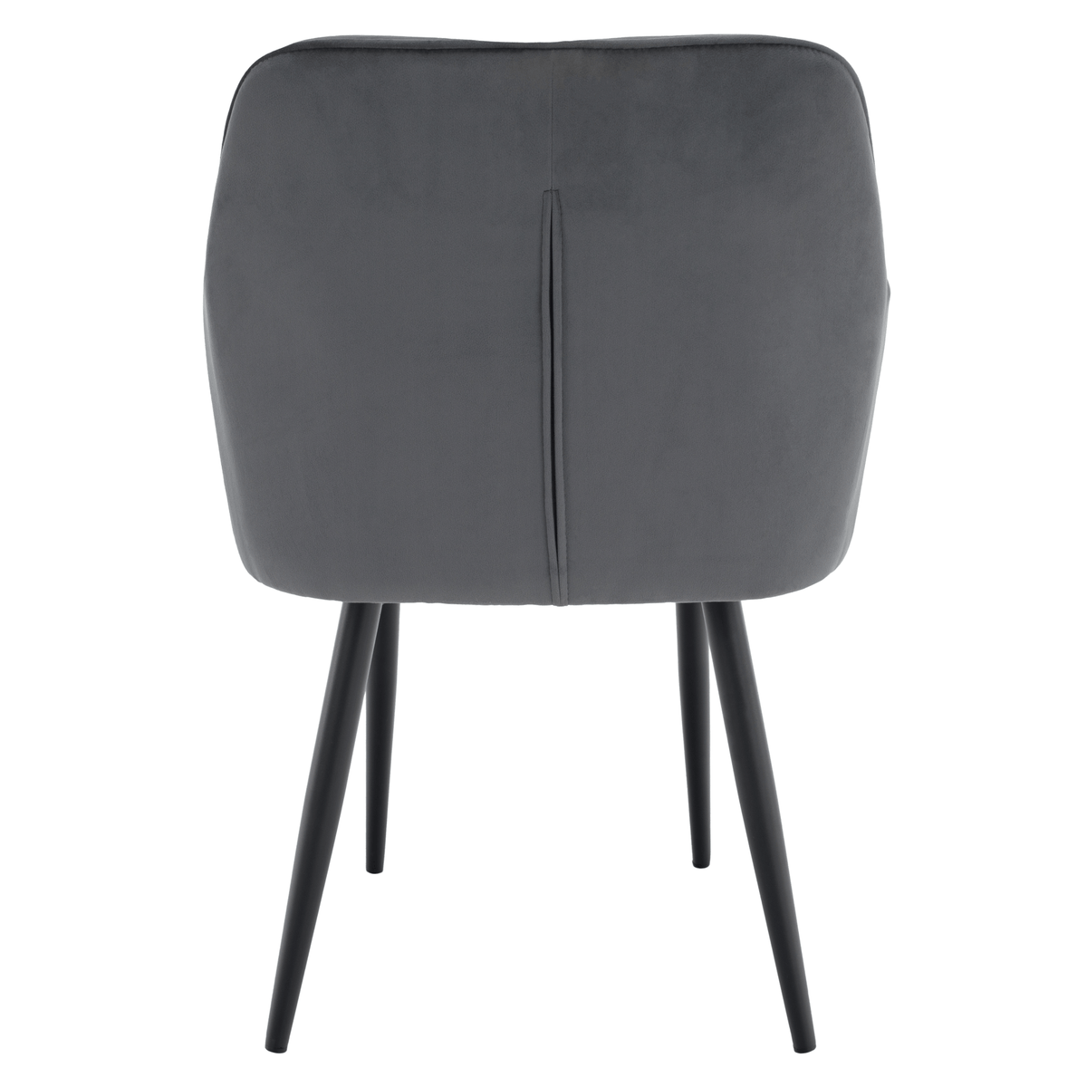 Fotoliu de design SILVI, material Velvet gri, 58.5x62x81 cm Kondela