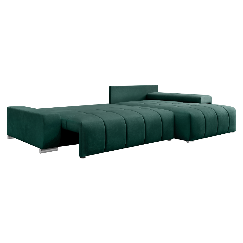 Set canapea universală CHANIA, smarald, 259x180x74 cm Kondela