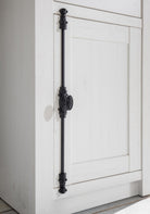 Vitrină California 147 cm, stil rustic, 11 compartimente Arboteca