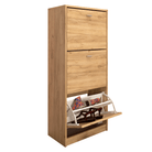 Pantofar 3 compartimente ASCOLI TIP 2, artisan, 50x28x116 cm Kondela