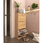 Pantofar 3 compartimente ASCOLI TIP 2, artisan, 50x28x116 cm Kondela