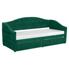 Pat cu spaţiu de depozitare, 90x200, ţesătură Velvet catifea, ZASKA Kondela