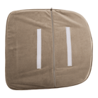 Fotoliu de design BASSANO, catifea Velvet gri maroniu Taupe, catifea/metal, 56x55x82 cm Kondela