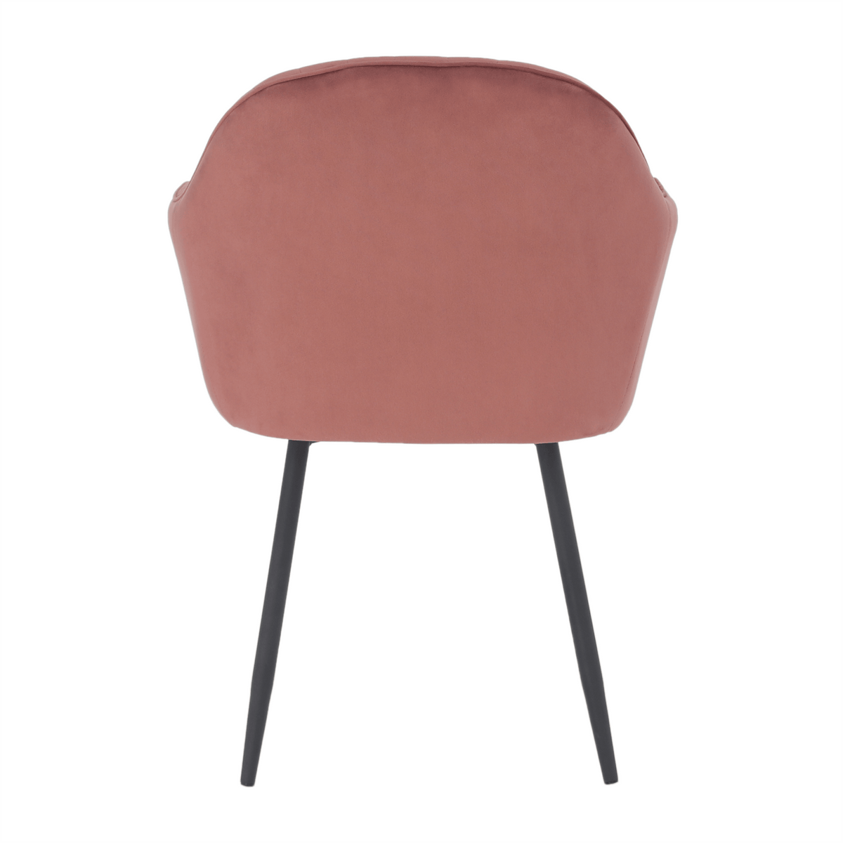 Fotoliu de design BASSANO, catifea Velvet roz maroniu, catifea/metal, 56x55x82 cm Kondela